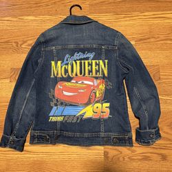 Lightning McQueen Disneyland Radiator Springs Denim Jacket women small petite
