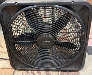 21 inch Box Fan With Built-in Thermostat
