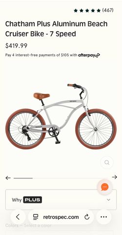 Retrospec beach cruiser with gears