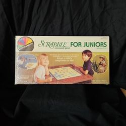 Factory Sealed Scrabble Crossword For Juniors 1982 Selchow & Righter Edition 5 No. 18