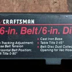 Craftsman Belt And Disc Sander