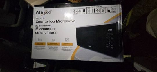 Whirlpool, microwave black.
