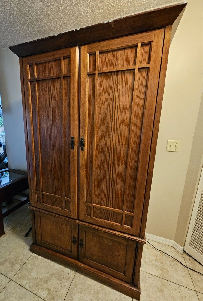 Solid Wood Armoire