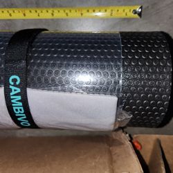 CAMBIVO Large Exercise Mats for Home Workout, Extra Thick Workout Mats for Home Gym, Gym Mats for Jump Rope, Weights, Cardio, Fitness 6' x 4' x 7 mm, 