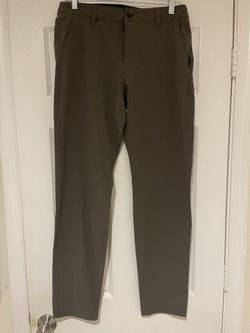 Men’s Vuori Aim Performance V431 Casual Stretch Pants Warm Gray Size 30 x 31