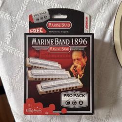 HOHNER Marine Band 1896 Pro Pack- Keys Of C, G And A