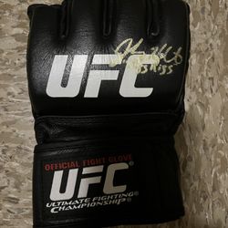 Johny Hendricks Signed UFC Official Fight Glove Autograph MMA