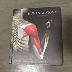 Human Anatomy Book, Martini , 6th Edition, Hardback