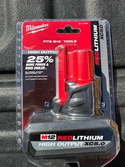 Milwaukee M12 REDLITHIUM HIGH OUTPUT XC5.0 Battery