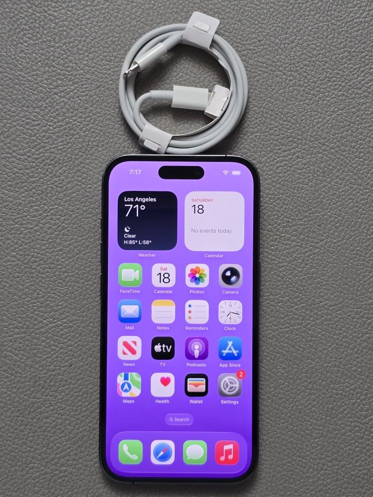 IPHONE 14 PRO 256GB UNLOCK ANY CARRIER IN GREAT Condition 100% BATTERY 🔋 LIFE