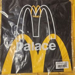 Palace x McDonald's Black Logo t-shirt Large