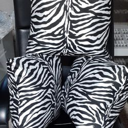 Zebra Toss Pillows