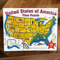 USA 🇺🇸 Floor Puzzle$12 OBO