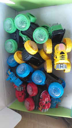 Monster Trucks for Toddler, Press & Go Dinosaur Truck Toys with Light Up
Dinosaur Truck Cars Toy with LED Wheels for Kids Birthday Gifts