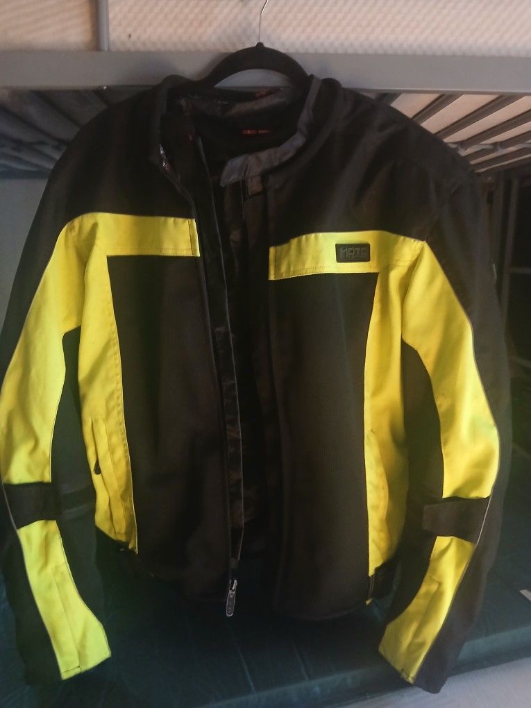 MOTOCENTRIC MOTORCYCLE JACKET-SIZE LARGE