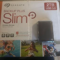 Seagate Backup plus slim 2TB