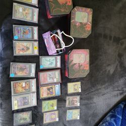 Pokemon Slabs And Tins