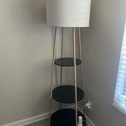 Threshold Modern Floor Lamp With Shelves