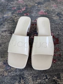 Gucci Rubber Platform Sandals