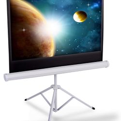 Portable Projector Screen Tripod Stand - Mobile Projection Screen