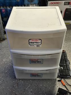 Free storage drawers bins