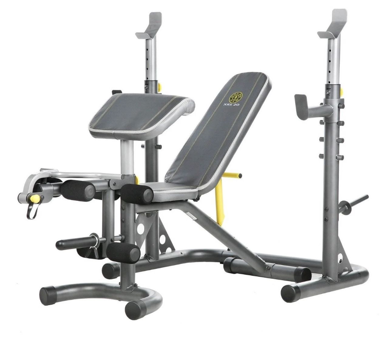 Workout Routine Gold's Gym Xrs 50 Preacher Pad Gold's Gym XRS