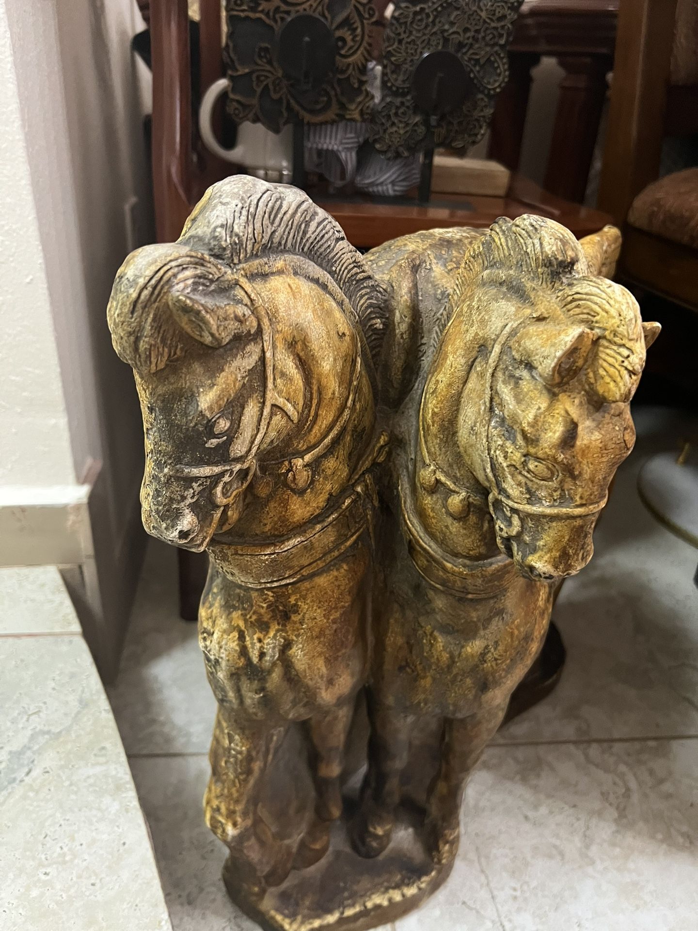 20”x20” Attila's Original Repro Sculpture Cast Stone Sculpture