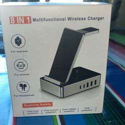 8 In 1 Multifunctional Wireless Charger 
