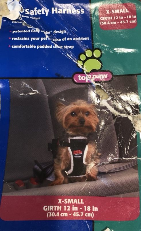 New small dog seatbelt harness