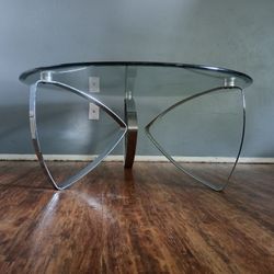 Modern Chrome Coffee Table