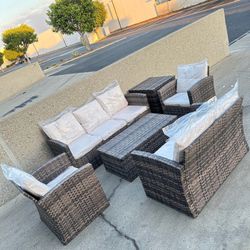 6pc Outdoor Patio Furniture Set 