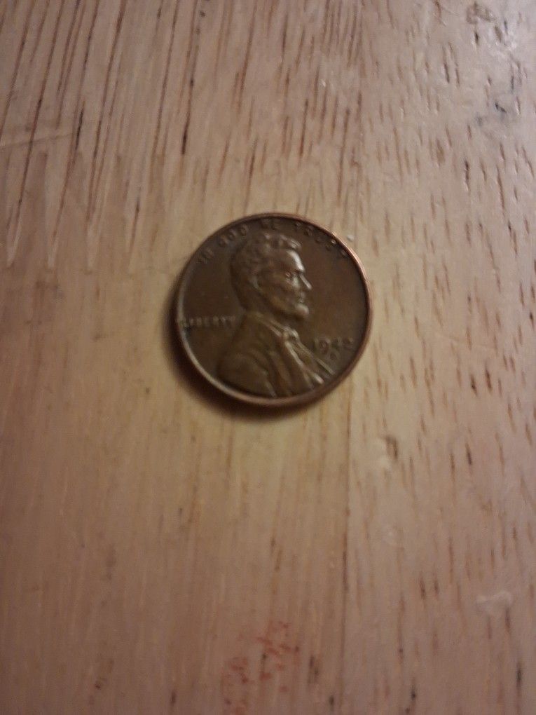 1942 S Wheat Penny Error L On Rim