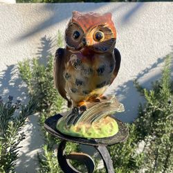 Vintage Owl Statue Figure Japan