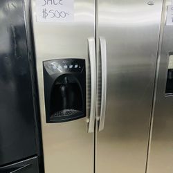 Stainless Steel Amana Refrigerator