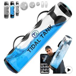 Tidal Tank Tube - The Original Aqua Bag - Water Weight Bag up to 79 lbs - Adjustable Workout Sand Bags Weights Alternative - Portable Sandbag Fitness 