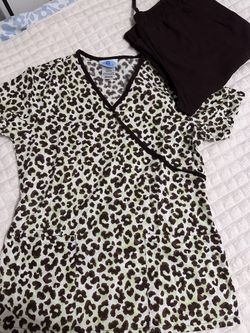 Cheetah Print Scrubs