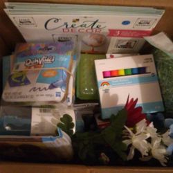 Brand New Items from Michael's: $2 Each or Less Or Everything For $150. 5 Full Boxes: Chalk Markers, Beads, Stickers, Monogrammed Stationery, Iron-ons