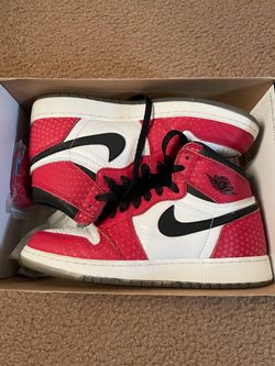 Jordan 1 Spider-Man “Origin Story” Size 7Y