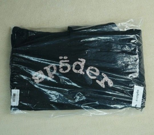 Sp5der VVS Rhinestone Hoodie (Black) Size M
