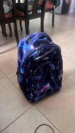 High Sierra Back pack with roller wheels