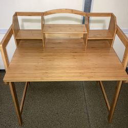 Wooden Adjustable Kids Desk And Chair Set