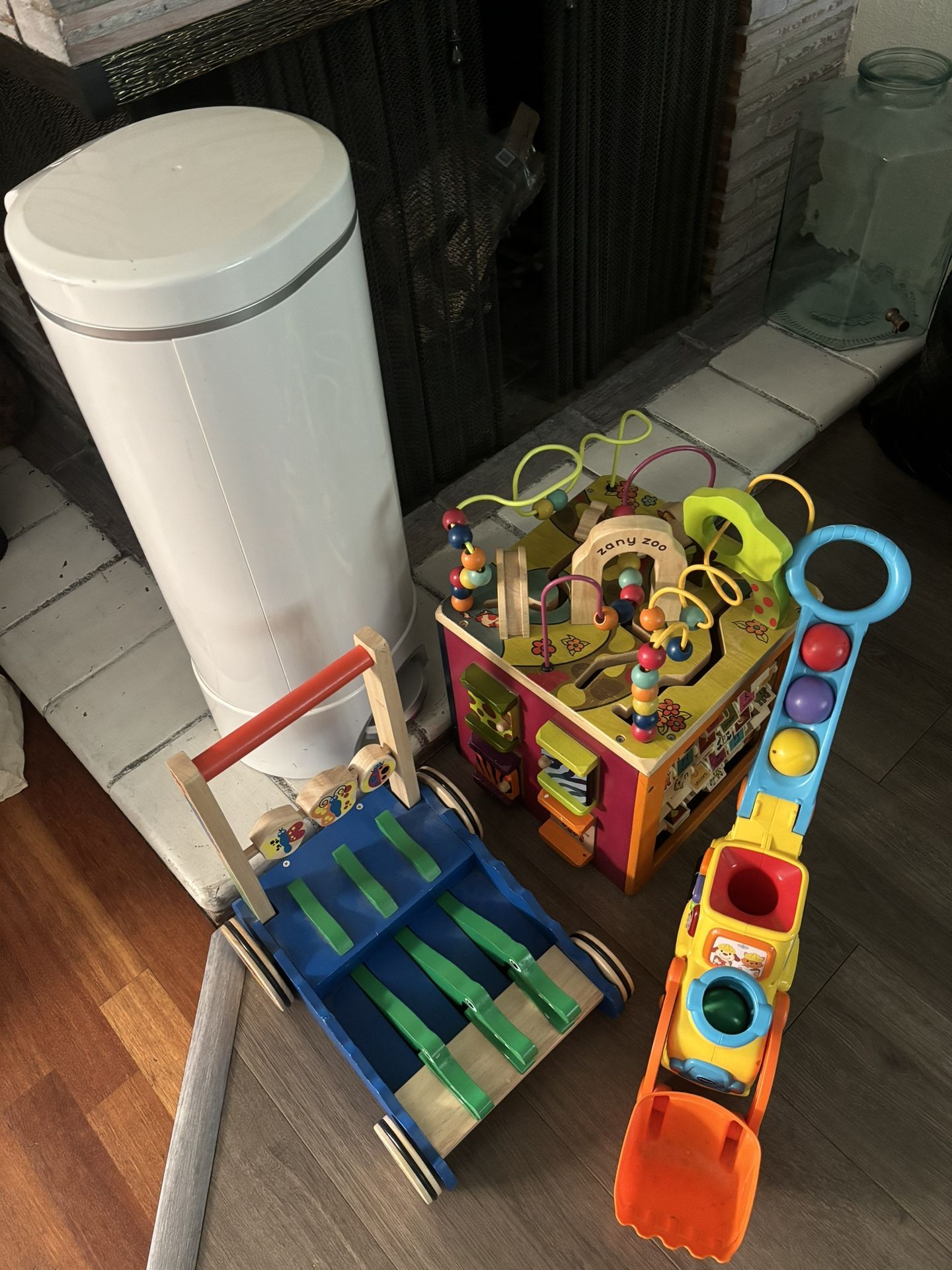 Diaper Munchkin Pail And Toys