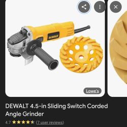 Dewalt Grinder (NEVER OPENED/BRAND NEW)