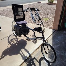Recumbent Upright Outdoor Hybrid Bicycle with Accessories