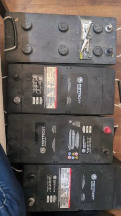 Group 4D batteries for semi trucks RV or Boats