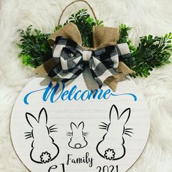 Wood Sign Easter