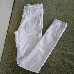 Kalowa Stretchy Skinny Pants Size XL For Women's White