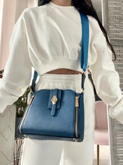 Blue Crossbody Bag