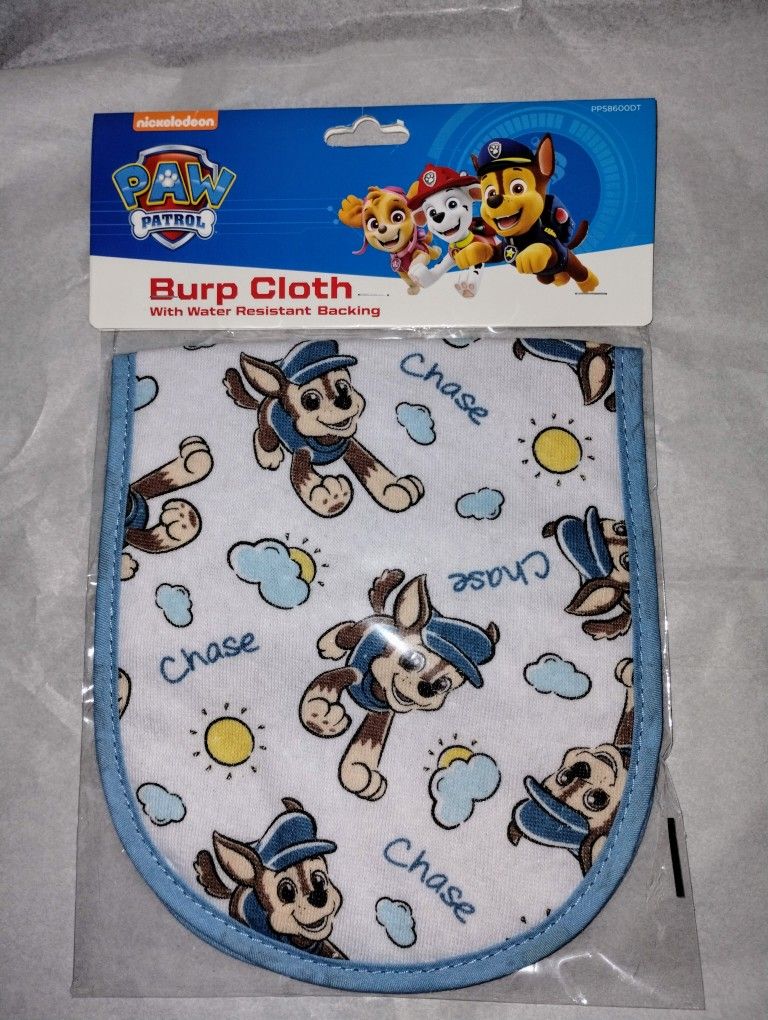 Chase Paw Patrol Burp Cloth 