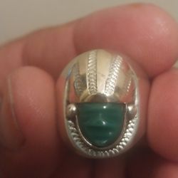 Sterling 10k Navajo Ring